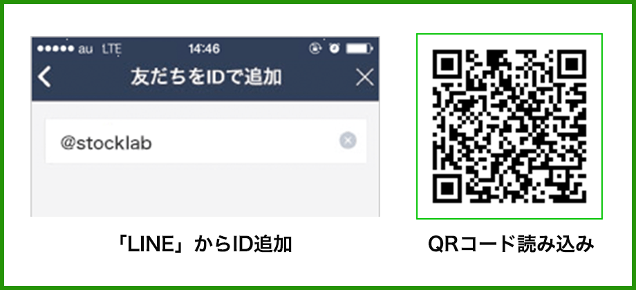 「LINE」からID追加 QRコード読み込み