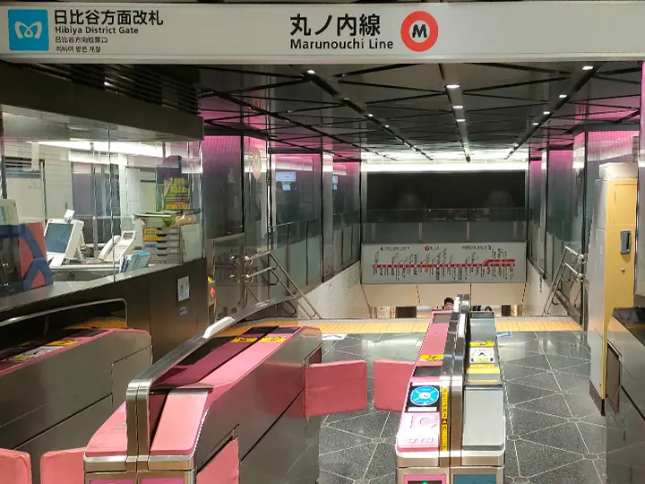 銀座駅からの道順-1